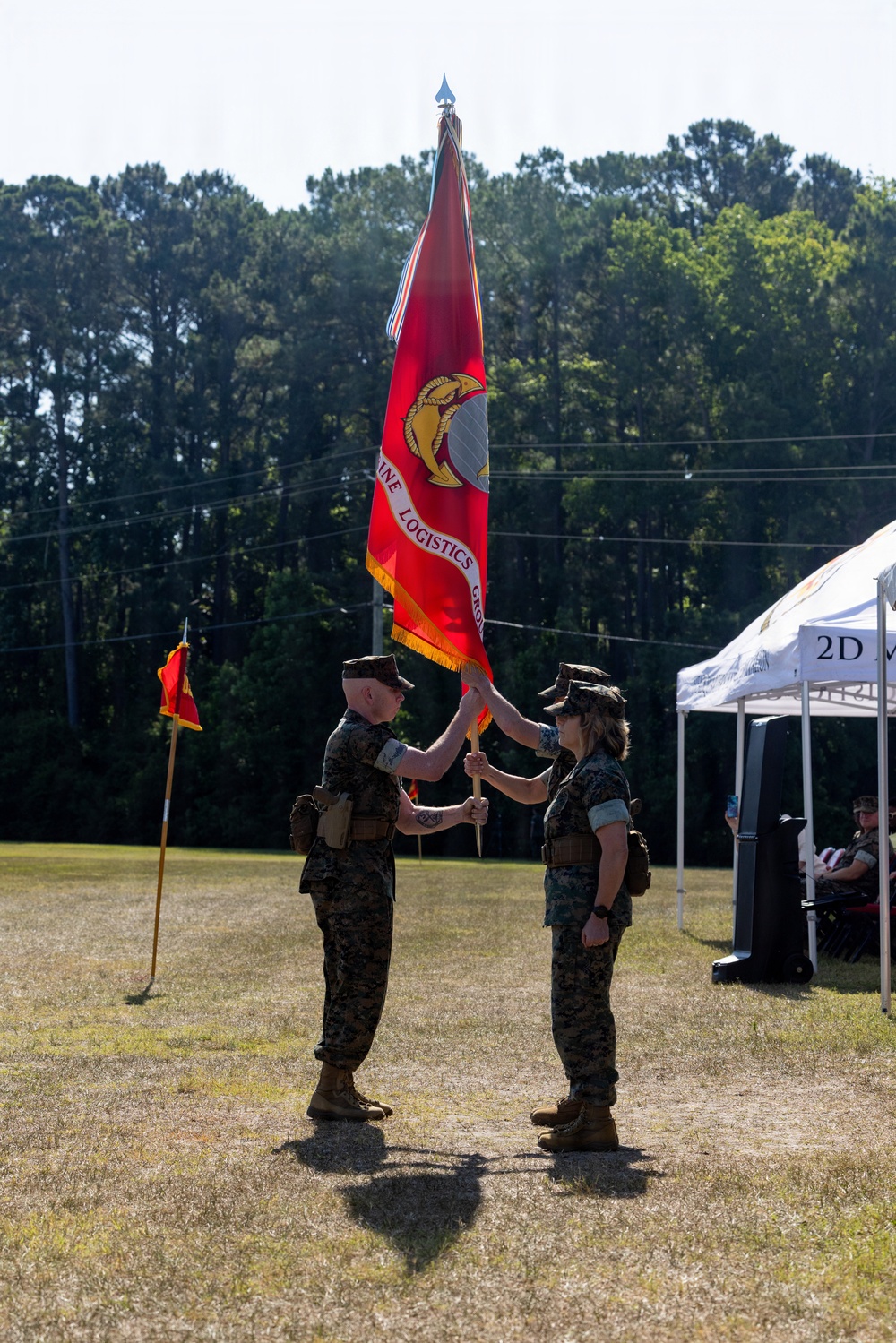 2nd Marine Logistics Group Change of Command Ceremony