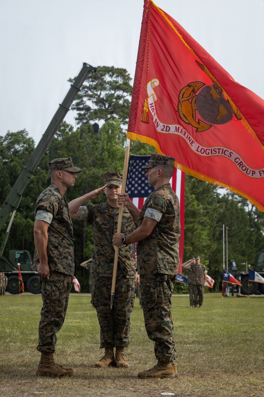 Headquarters and Service Battalion Change of Command Ceremony