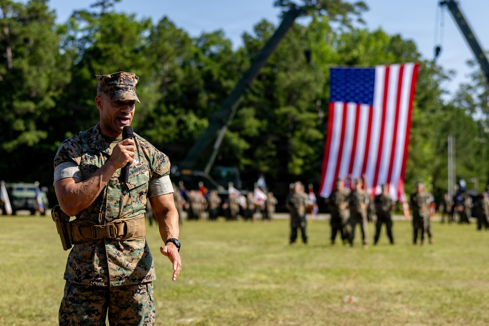 2nd Marine Logistics Group Change of Command Ceremony