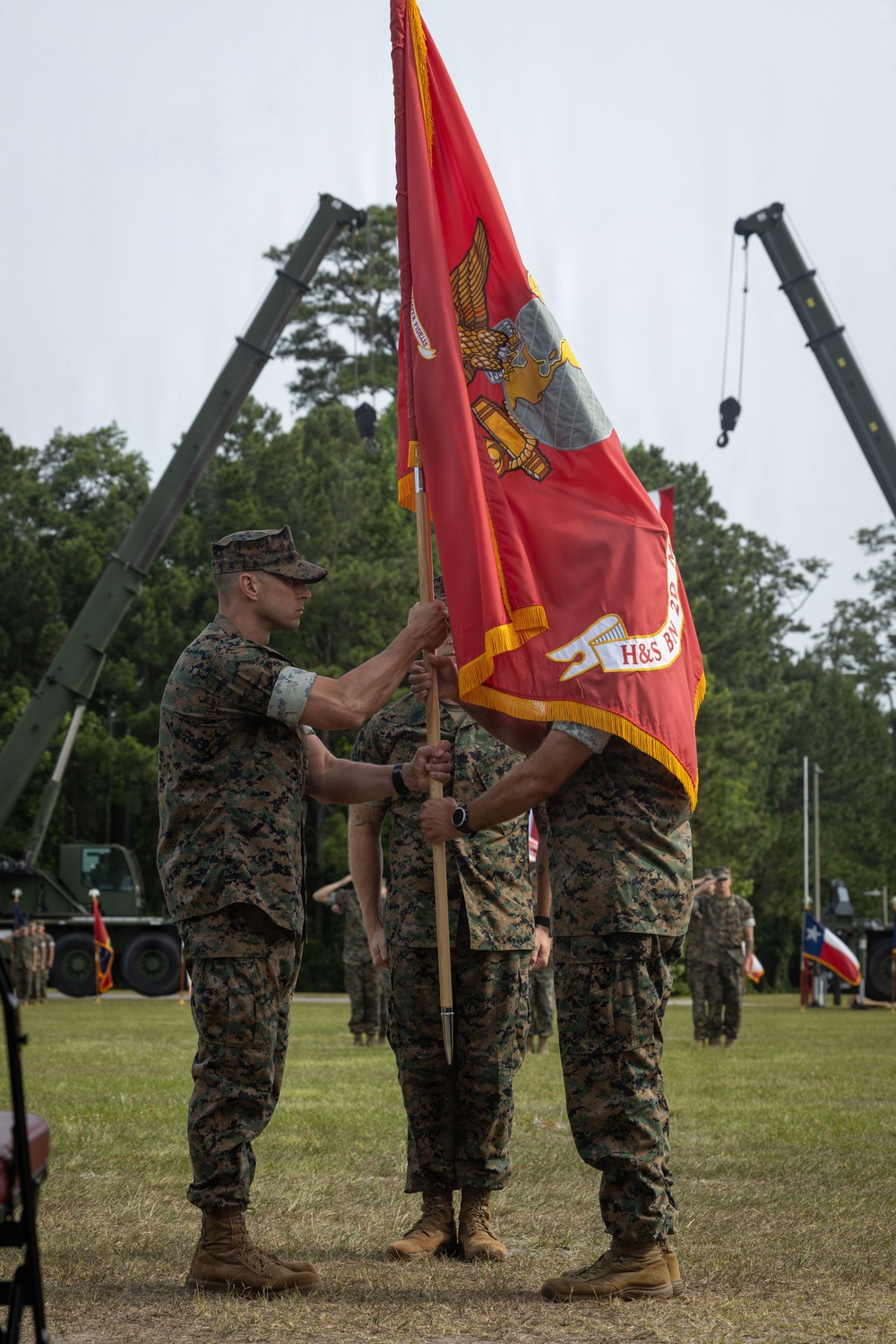 Headquarters and Service Battalion Change of Command Ceremony