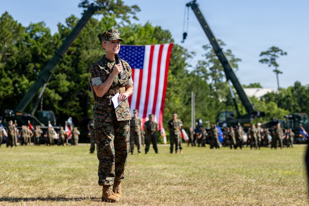 2nd Marine Logistics Group Change of Command Ceremony
