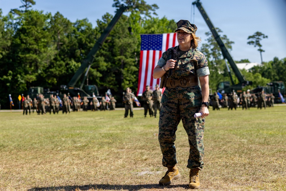 2nd Marine Logistics Group Change of Command Ceremony