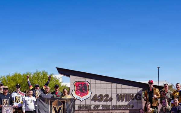 Go Knights Go: Creech AFB members support local hockey team, the Vegas Golden Knights