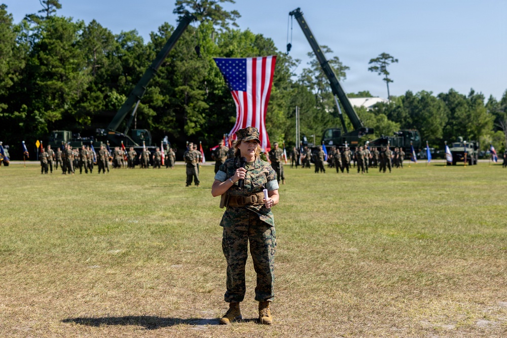 2nd Marine Logistics Group Change of Command Ceremony