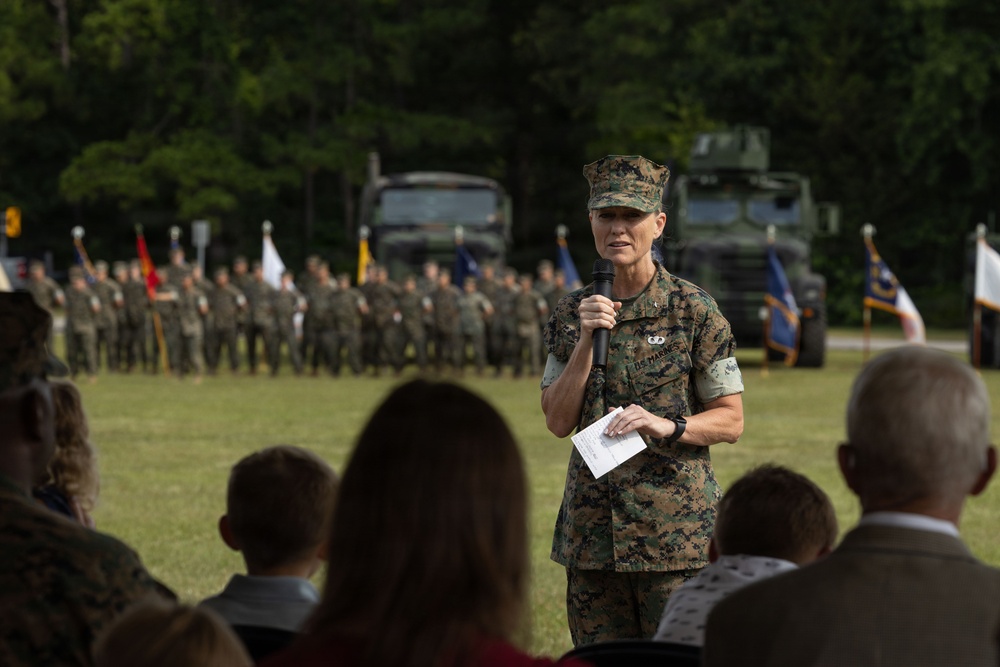 Headquarters and Service Battalion Change of Command Ceremony