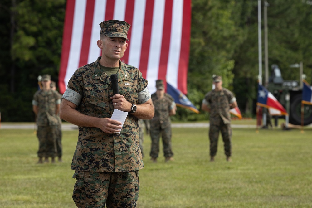 Headquarters and Service Battalion Change of Command Ceremony