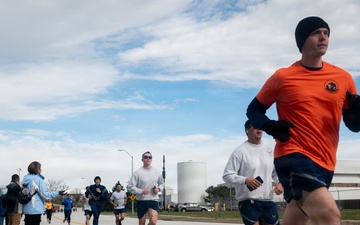 Offutt Airmen take part in CAF run