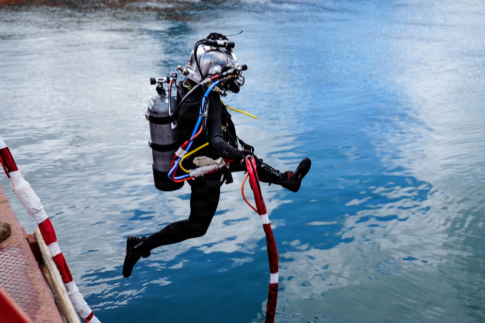 Underwater Construction Team Supports Future Dry Dock 5 at Pearl Harbor Naval Shipyard