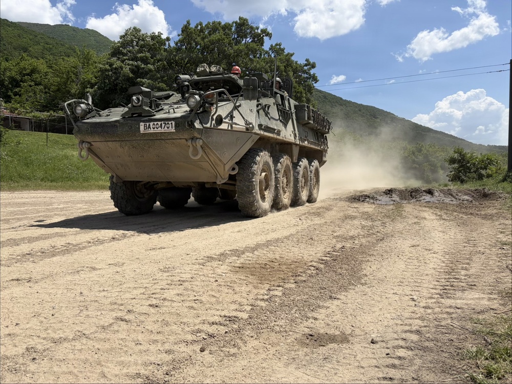 Washington National Guard Supports Bulgaria's Stryker Modernization Effort