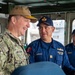 Rear Adm. Muckian Visits Peruvian Navy Oiler