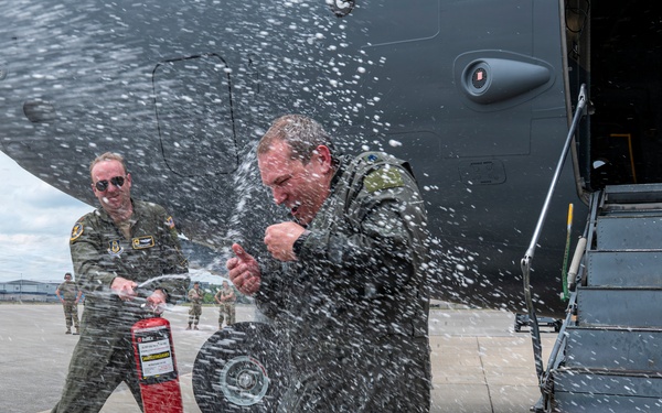 Lt. Col. Eric Ray’s fini-flight