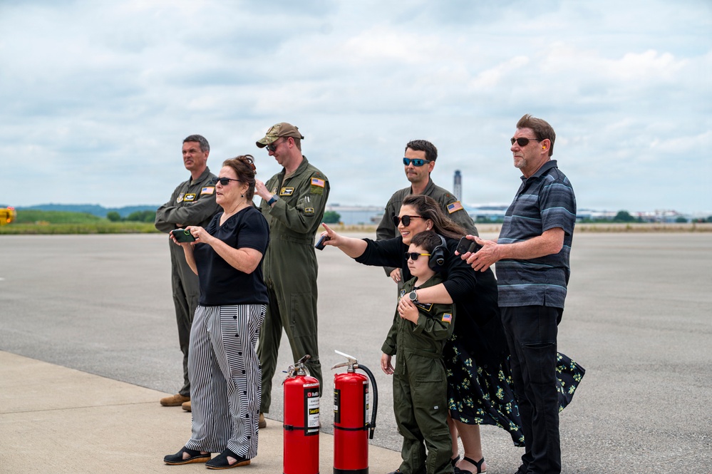 Lt. Col. Eric Ray’s fini-flight