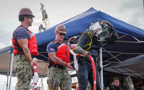 Underwater Construction Team Supports Future Dry Dock 5 at Pearl Harbor Naval Shipyard
