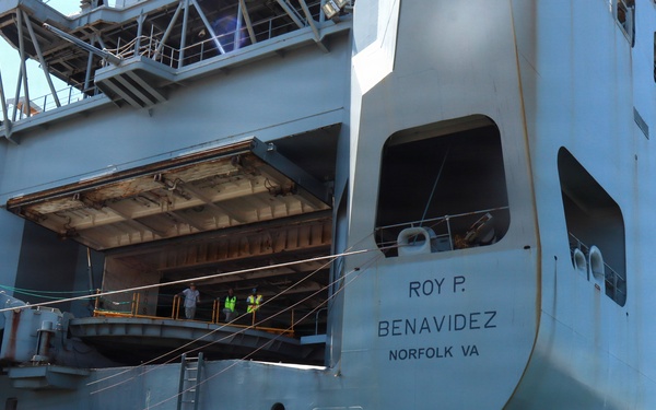 Mission Complete, MV Roy P. Benavidez returns to Newport News