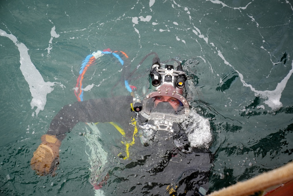 Underwater Construction Team Supports Future Dry Dock 5 at Pearl Harbor Naval Shipyard