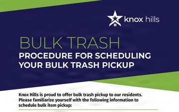 UPDATE: Fort Knox housing, trash officials offer advice for proper bulk garbage disposal