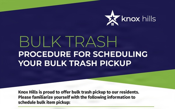 UPDATE: Fort Knox housing, trash officials offer advice for proper bulk garbage disposal