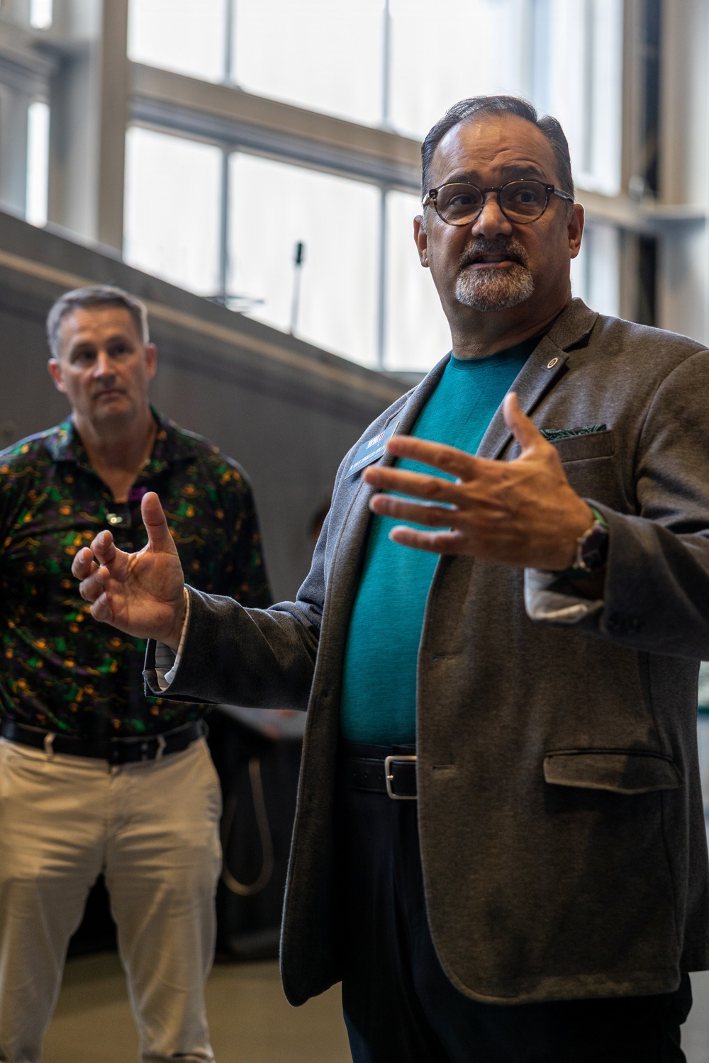 U.S. Brazil Maritime Staff Talks WWII Museum Tour