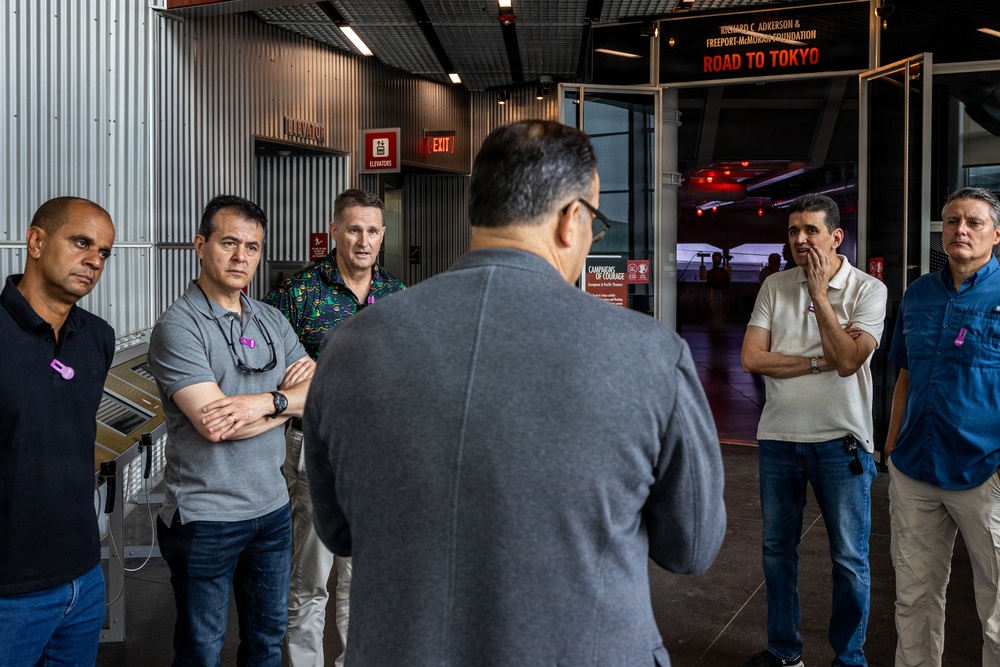 U.S. Brazil Maritime Staff Talks WWII Museum Tour