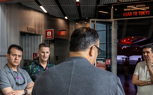 U.S. Brazil Maritime Staff Talks WWII Museum Tour