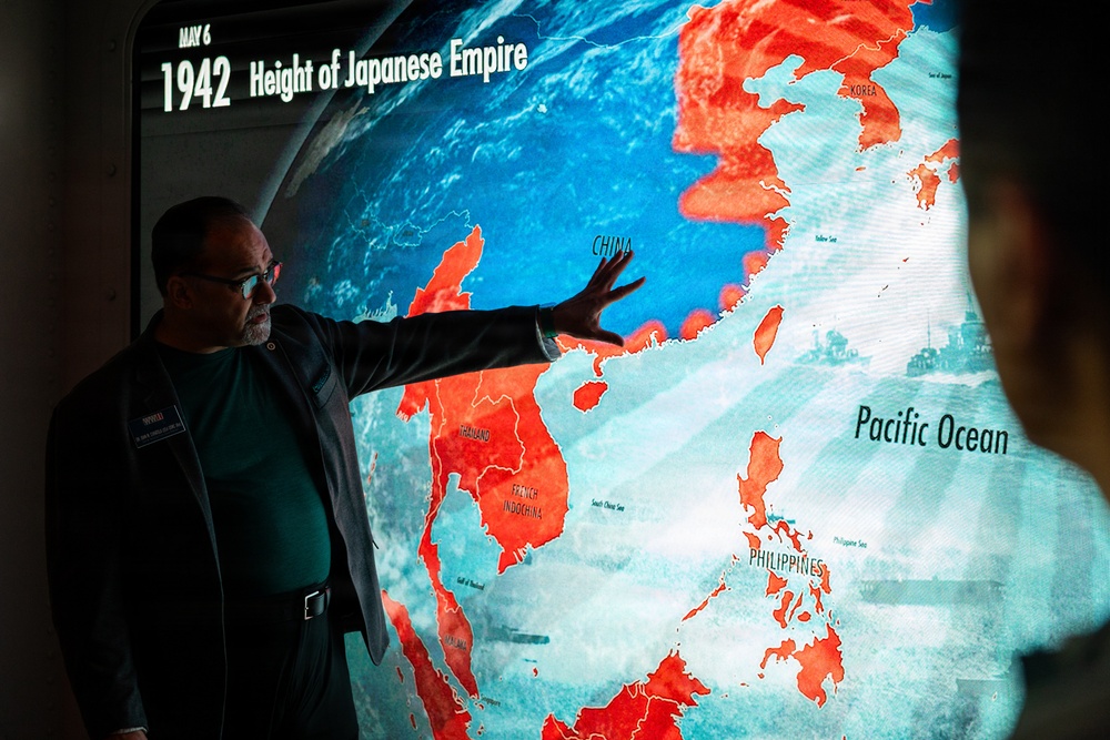 U.S. Brazil Maritime Staff Talks WWII Museum Tour