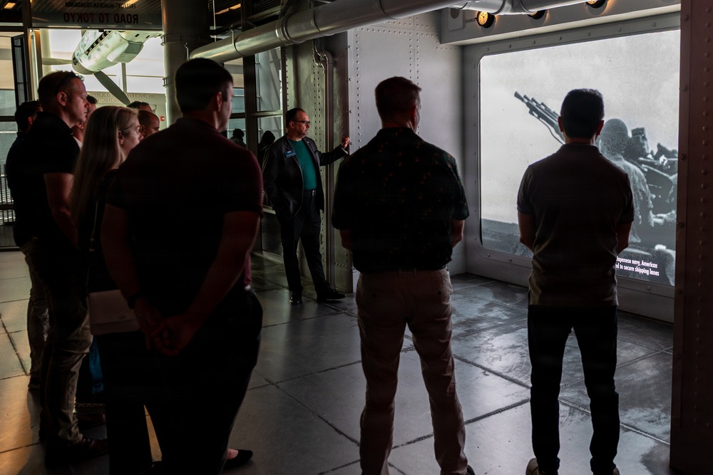 U.S. Brazil Maritime Staff Talks WWII Museum Tour