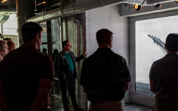 U.S. Brazil Maritime Staff Talks WWII Museum Tour