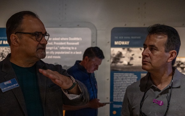 U.S. Brazil Maritime Staff Talks WWII Museum Tour