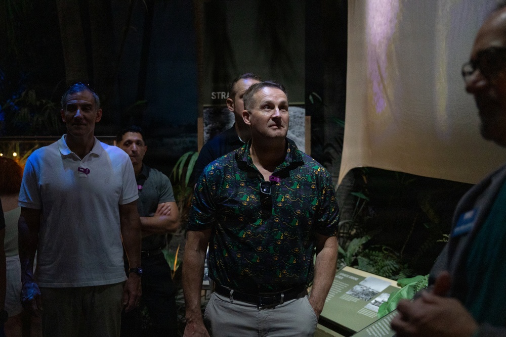 U.S. Brazil Maritime Staff Talks WWII Museum Tour