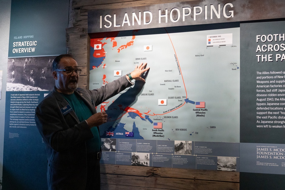 U.S. Brazil Maritime Staff Talks WWII Museum Tour