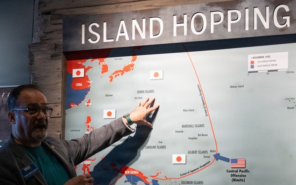 U.S. Brazil Maritime Staff Talks WWII Museum Tour