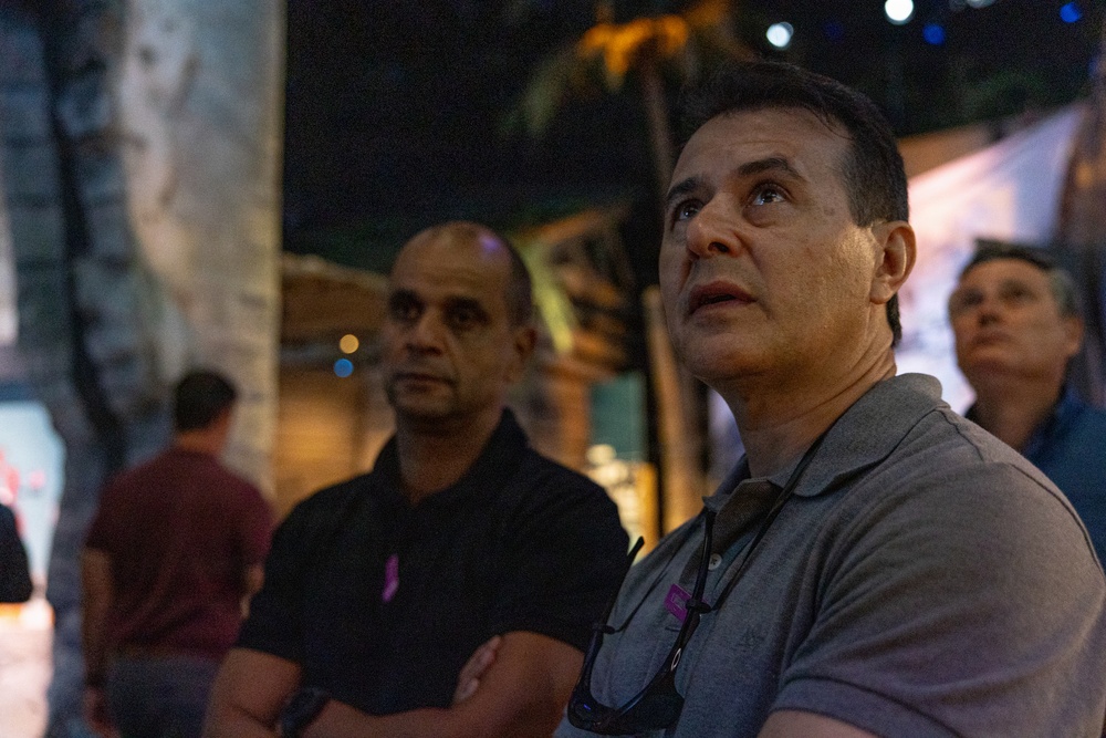 U.S. Brazil Maritime Staff Talks WWII Museum Tour