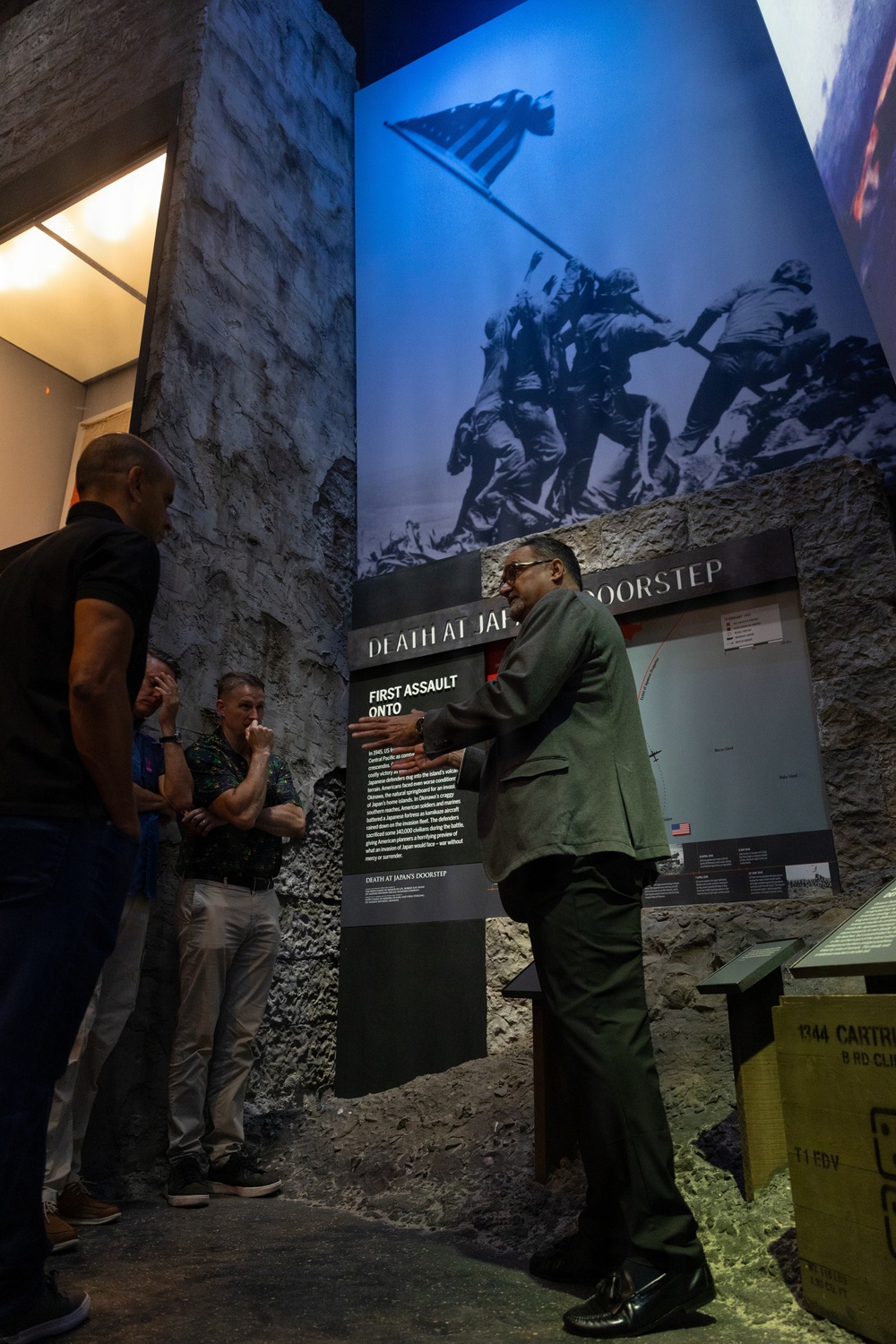 U.S. Brazil Maritime Staff Talks WWII Museum Tour