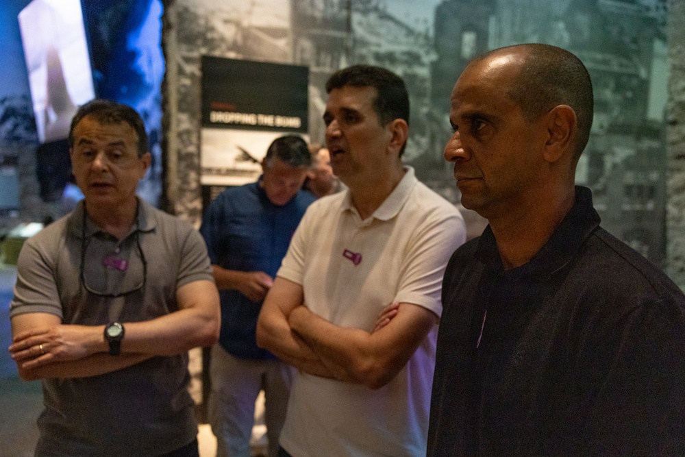 U.S. Brazil Maritime Staff Talks WWII Museum Tour