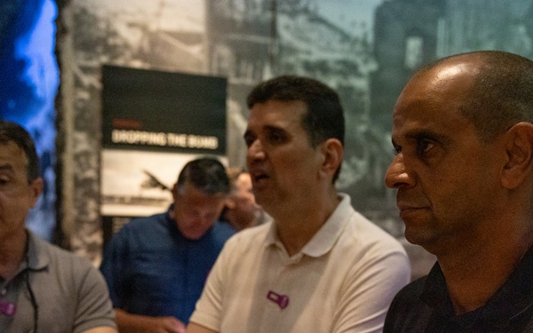 U.S. Brazil Maritime Staff Talks WWII Museum Tour
