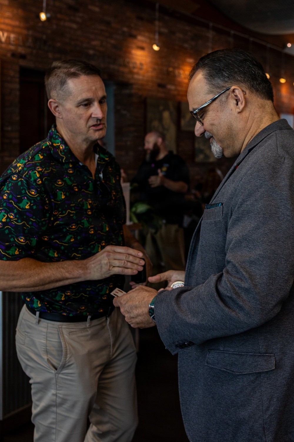 U.S. Brazil Maritime Staff Talks WWII Museum Tour