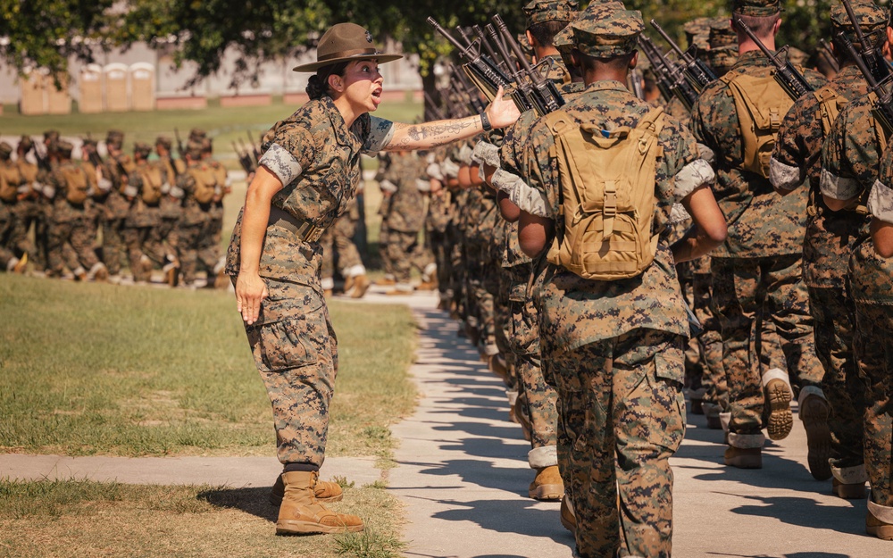 Kilo Company Marching