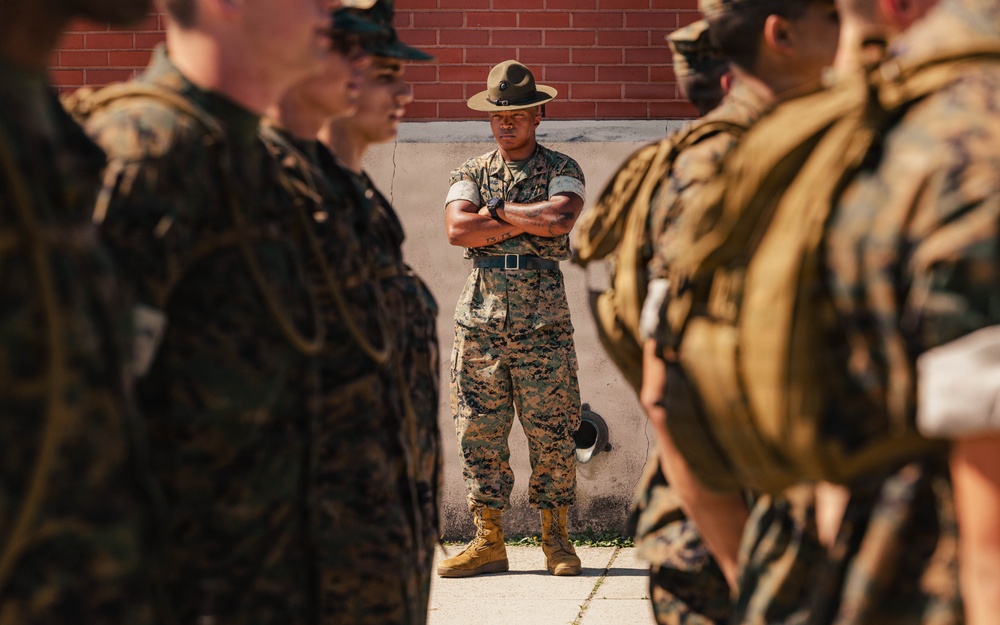 Kilo Company Marching