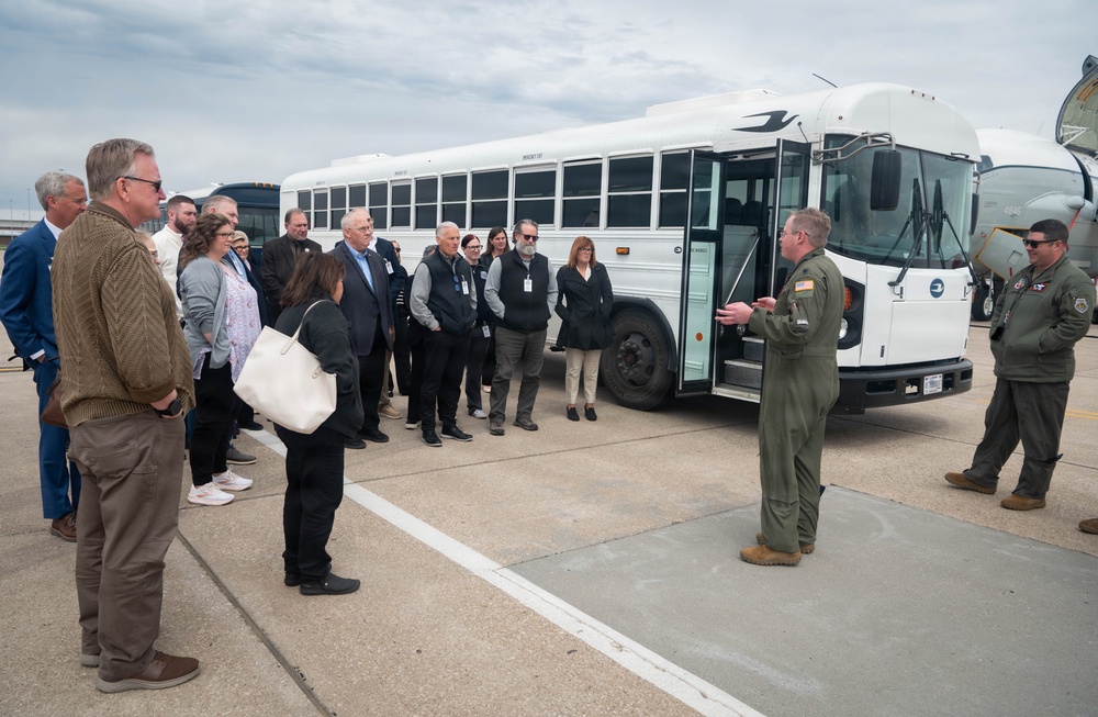 Honorary commander's Offutt AFB visit