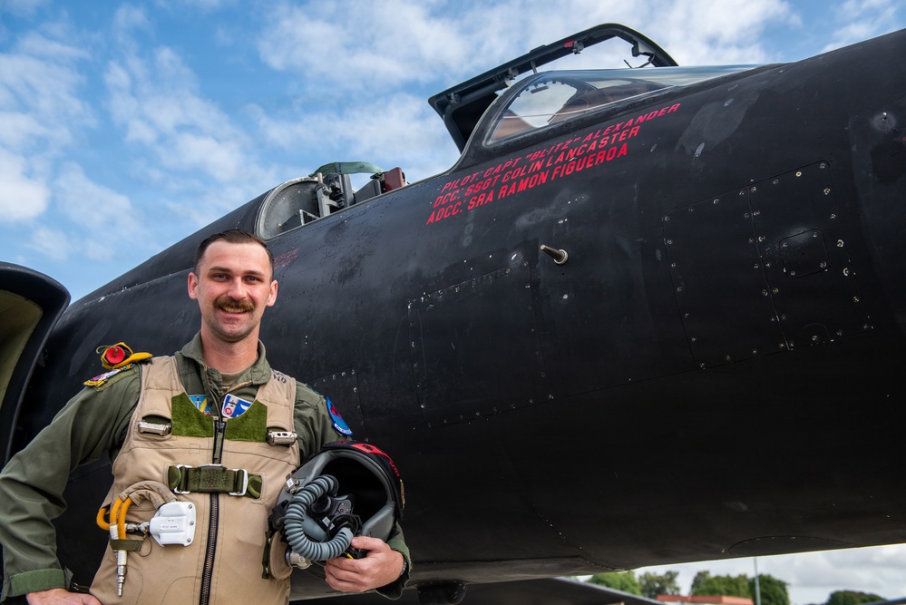 Born at Travis, flying the Dragon Lady: Capt. Alexander carries family legacy forward