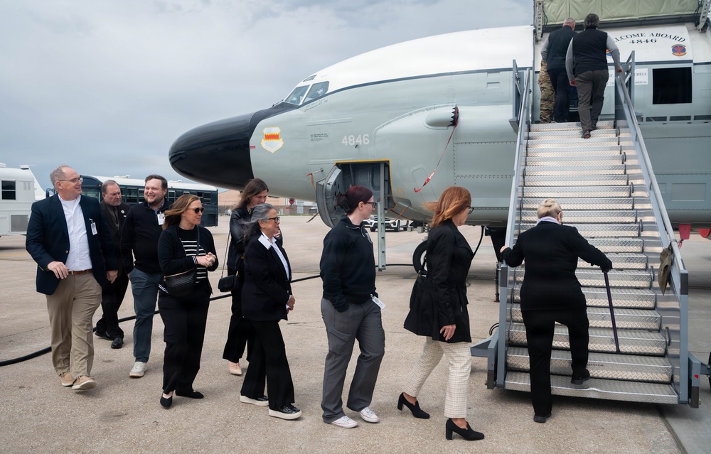Honorary commander's Offutt AFB visit
