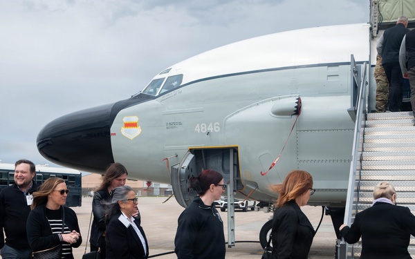 Honorary commander's Offutt AFB visit