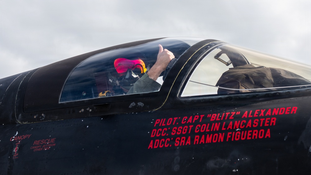 Born at Travis, flying the Dragon Lady: Capt. Alexander carries family legacy forward