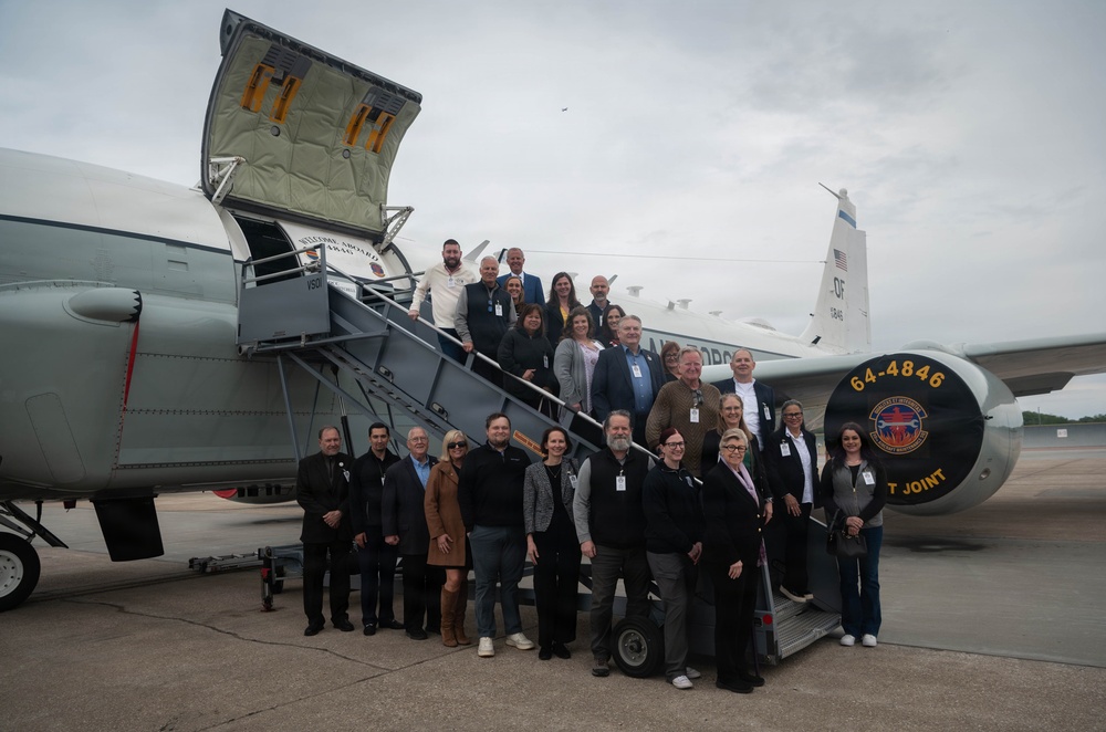 Honorary commander's Offutt AFB visit