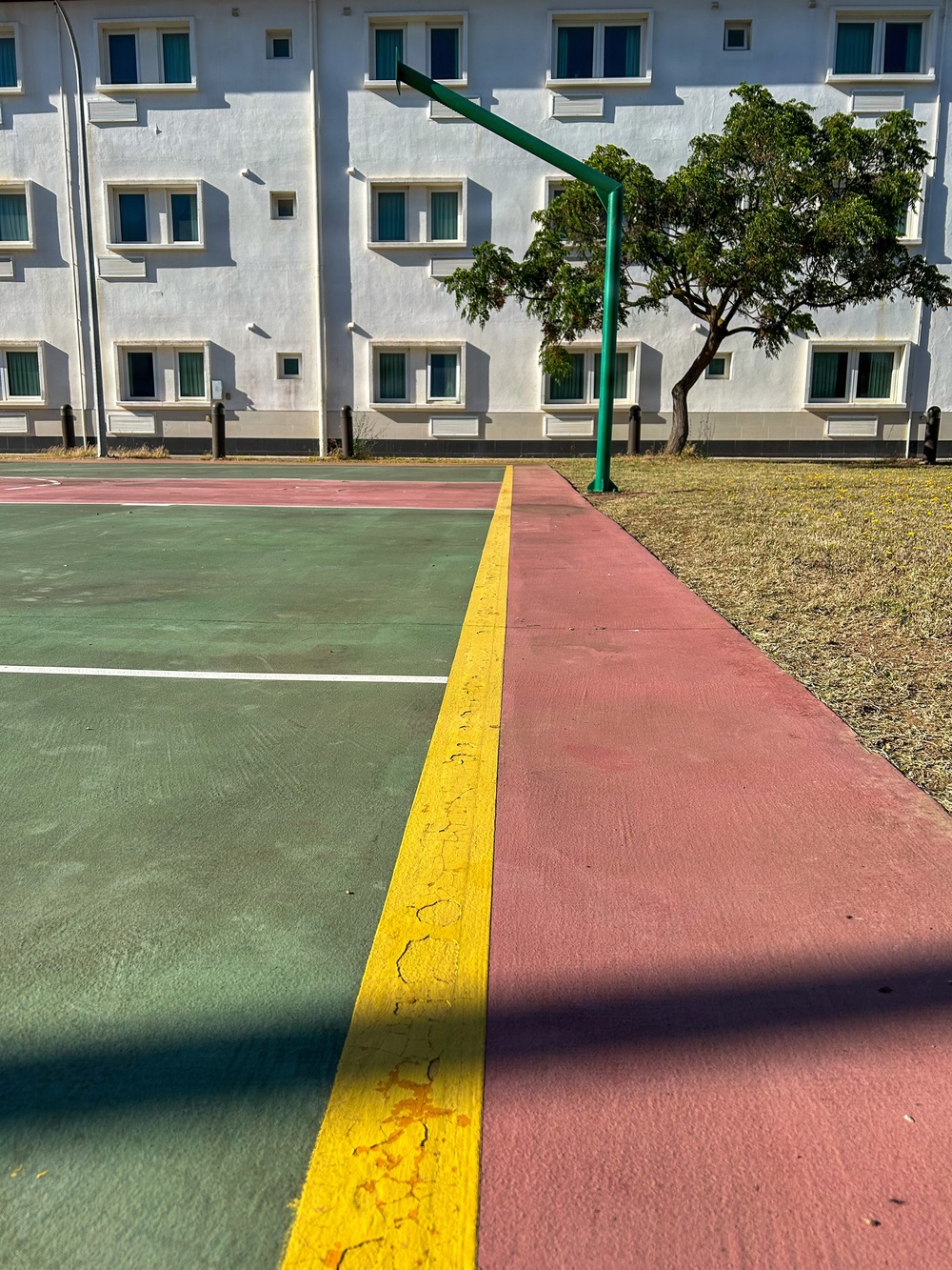 Naval Station Rota Basketball Court Pre-Renovation