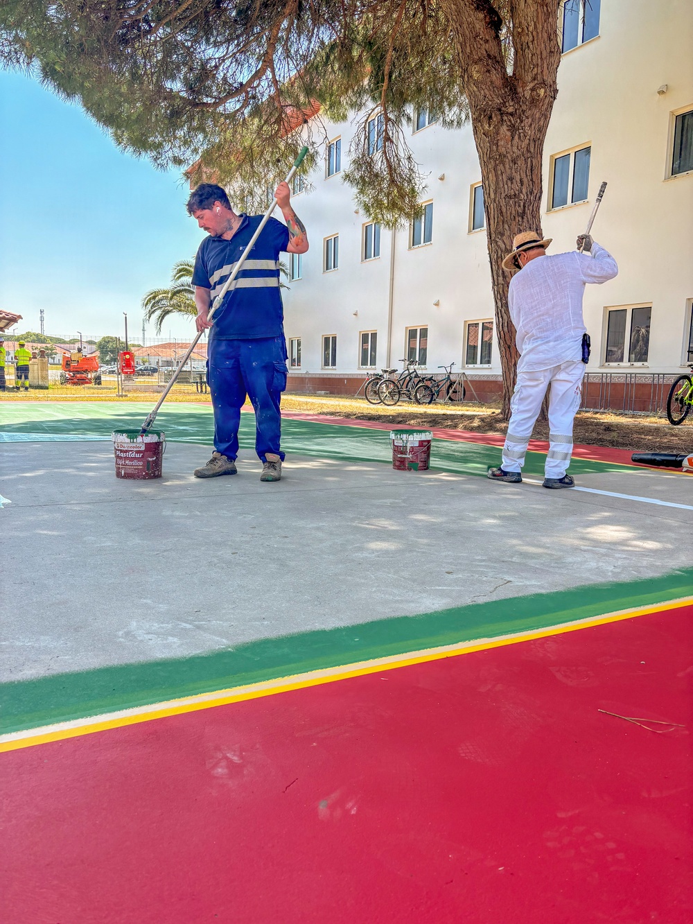 Naval Station Rota Basketball Court Renovation