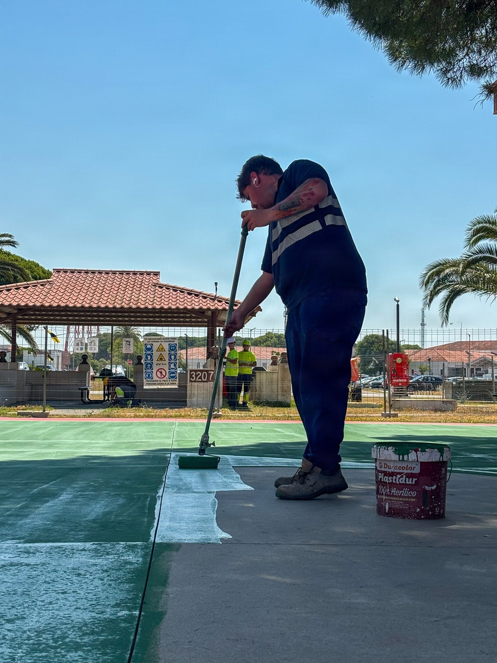 Naval Station Rota Basketball Court Renovation