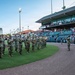 106th Army Band Performs National Anthem at Arkansas Travelers Baseball Game