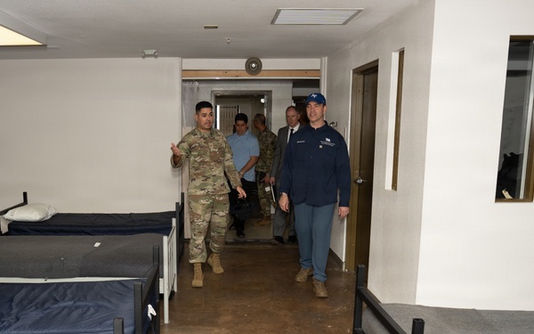 SAF/IE Borders tours JBSA-Lackland MWD and BMT facilities