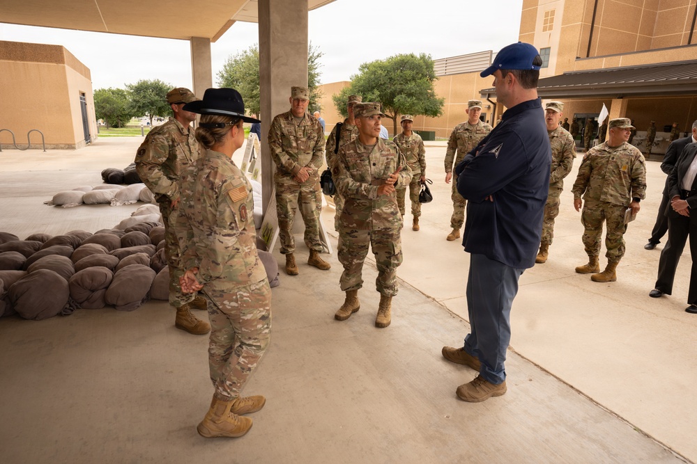 SAF/IE Borders tours JBSA-Lackland MWD and BMT facilities